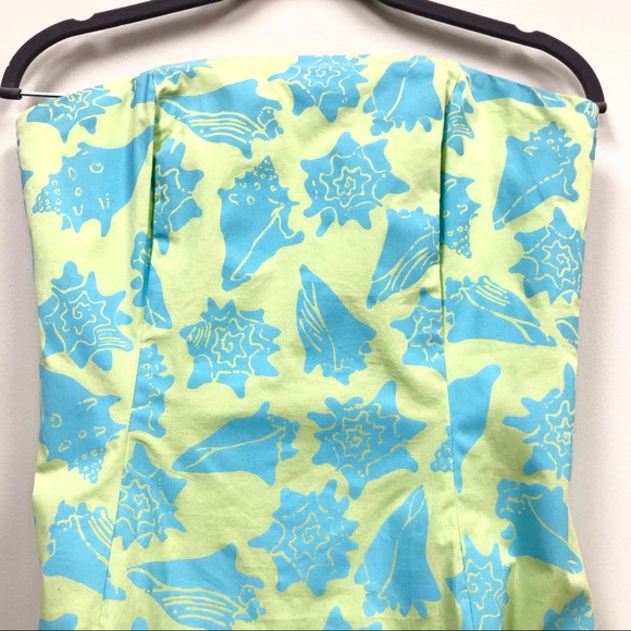 NWOT Lilly Pulitzer Strapless Sea Shell Dress - Picture 3 of 7